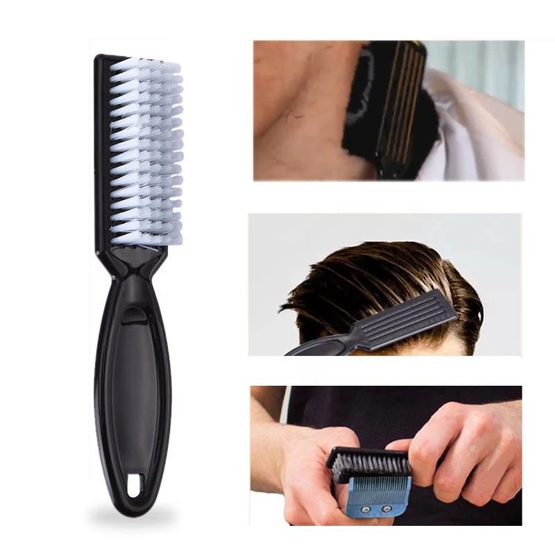 

Hair Brush Soft Nylon Bristles Hairdressing Tool Plastic Handle Hair Cleaning Brushes Oil Hair Styling Tool Home Barbershop Use