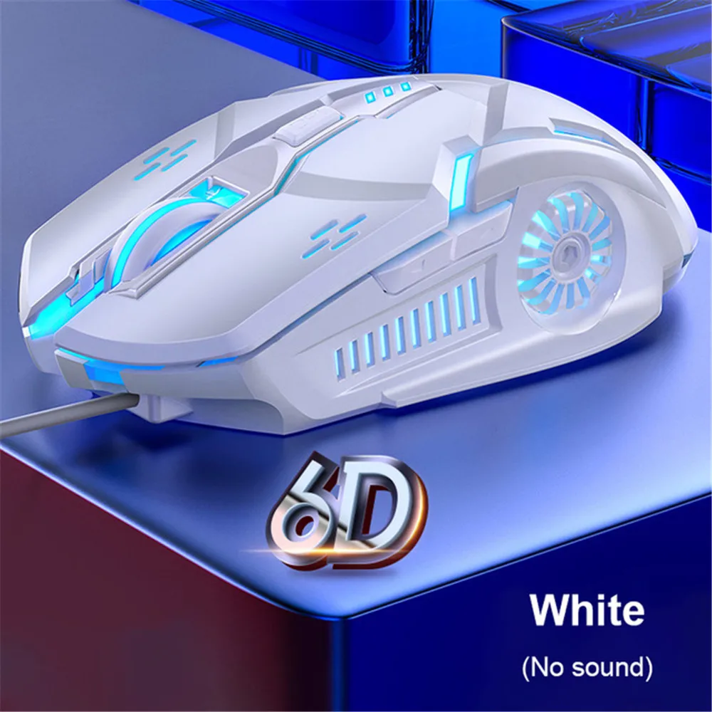 Gaming Mouse Wired Mute Mouse Gamer Mice 6Button Luminous USB Computer Mouse for Computer PC Laptop Gaming pc gaming mouse Mice