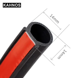 Image 2 - Car Door Rubber Seal EPDM rubber Weatherstrip Big D Type Waterproof Noise Sound Insulation auto seal Anti Dust Soundproof