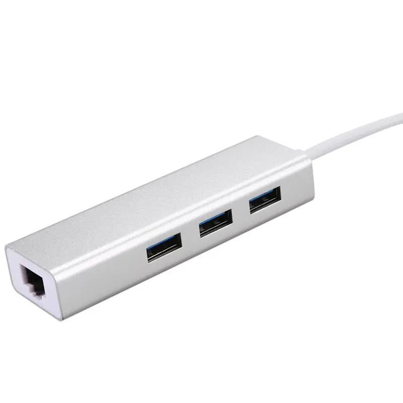IG-USB 3,0 гигабитный Ethernet адаптер с 3 портами концентратор к RJ45 Lan сетевой порт карты для Windows XP 7 8/Mac OS XXM8