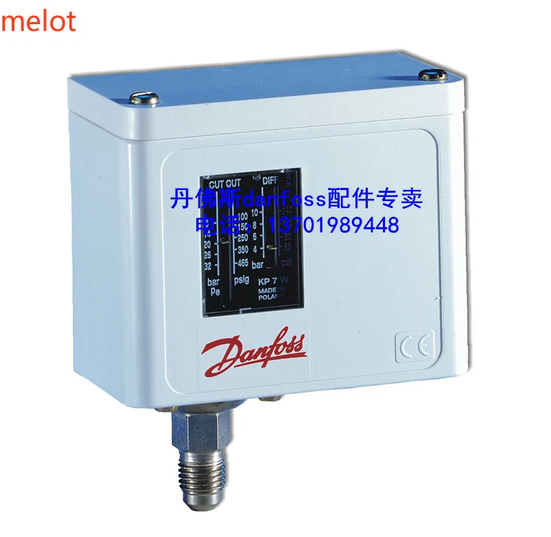 

Danfoss Danfoss pressure switch controller KP6 KP6W 8~42bar 1/4 bell mouthpiece