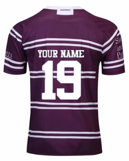 MANLY WARRINGAH SEA EAGLES футболка для регби Размер: S-3XL номер с принтом отличное качество - Цвет: Print name number