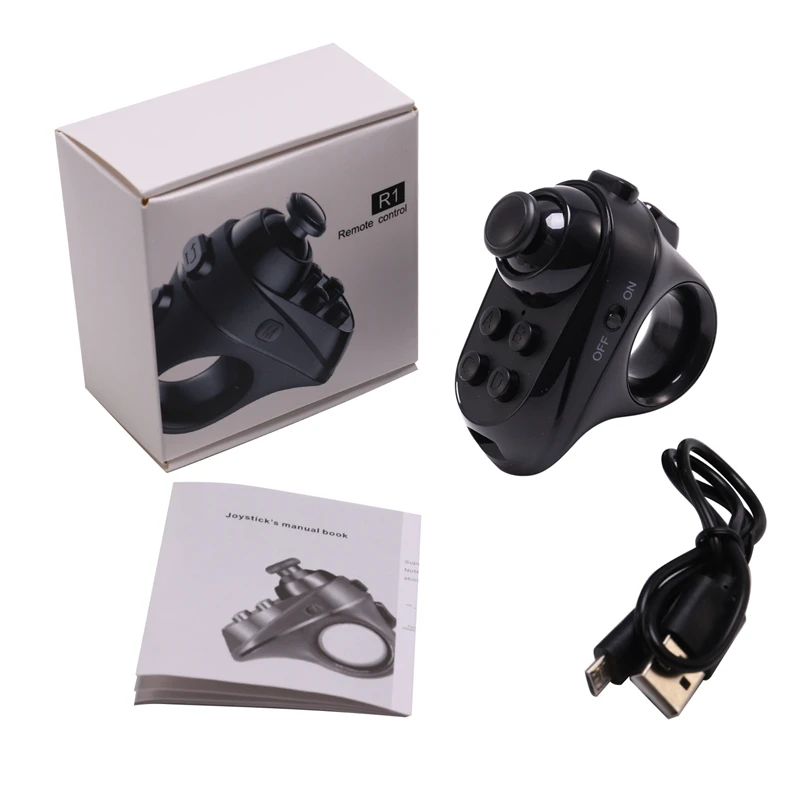 

Mulitifunction Wireless Bluetooth Game Controller Finger Handle Adapter Mouse Selfies Switch Pages Function Support Android IOS
