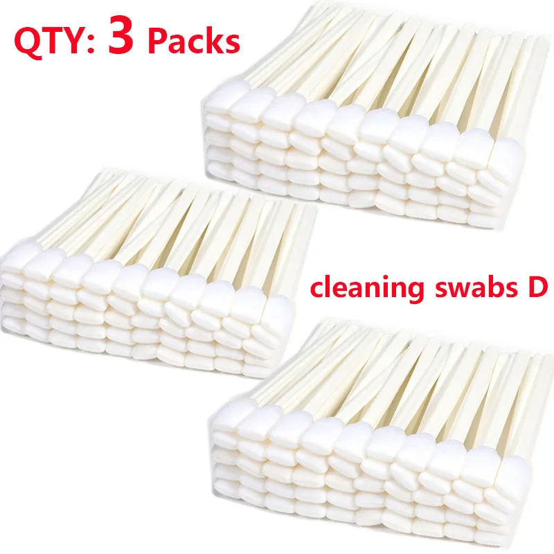 cleaning swabs D УФ-принтеры Mimaki, Roland, Mutoh Xenons Mutoh Titan-jet Wit-color печатающая головка/печатная плата/верхняя крышка Чистящая палочка - Цвет: cleaning swabs D