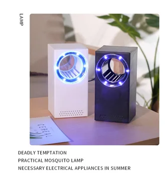 

New Electric Inhalation Mosquito Killer Lamp USB Rechargeable Fly Bug Insect Zapper Trap LED Light