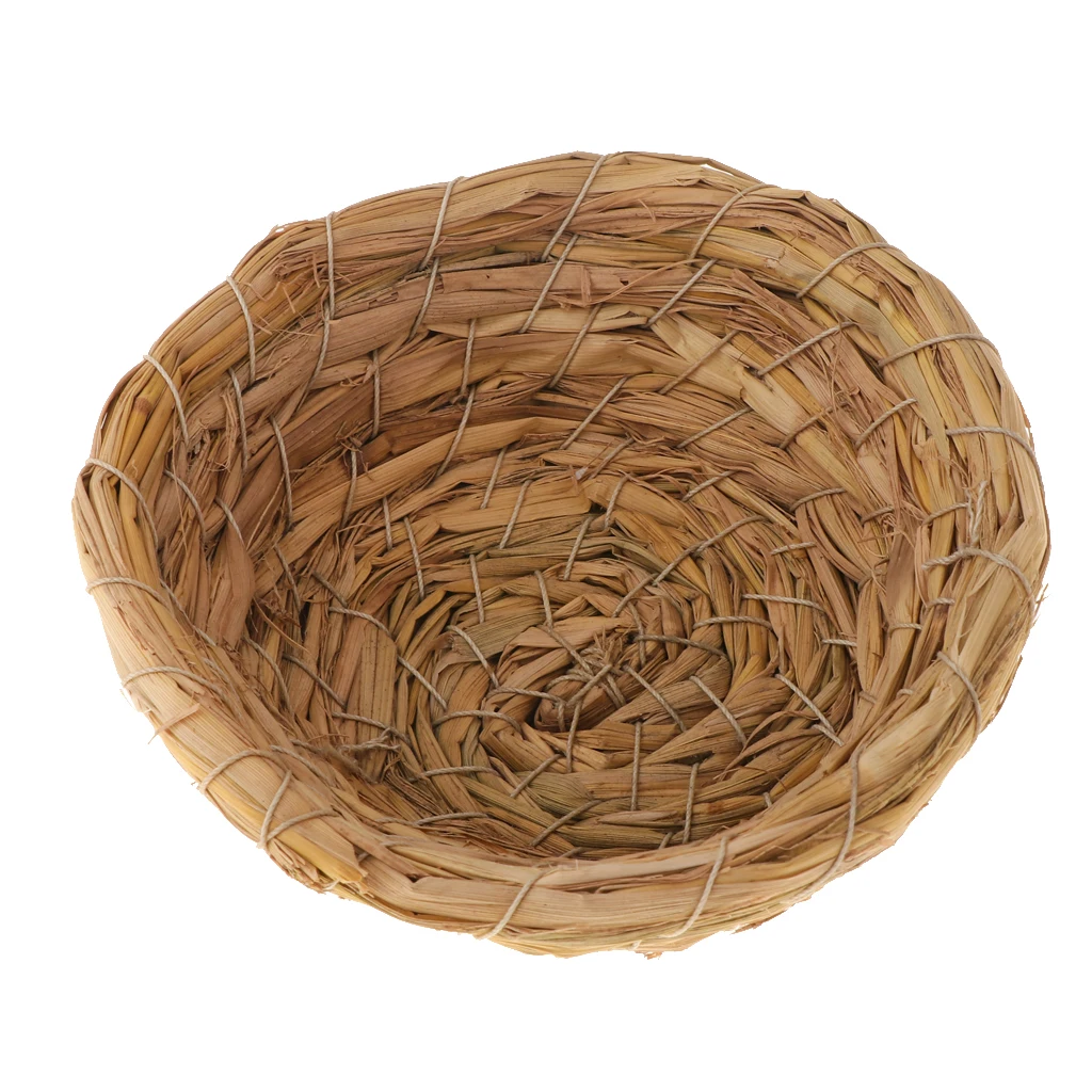 Woven Grass Bird Nest Birdhouse/Hatching Breeding House for Swallow 