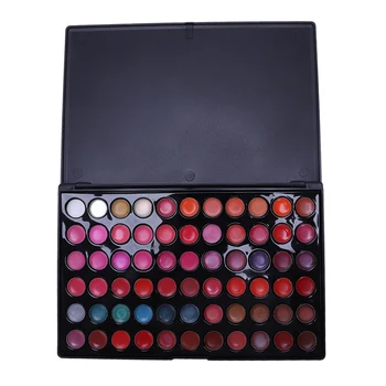 

66 color lip gloss set makeup cosmetic palette lipstick-ABVP