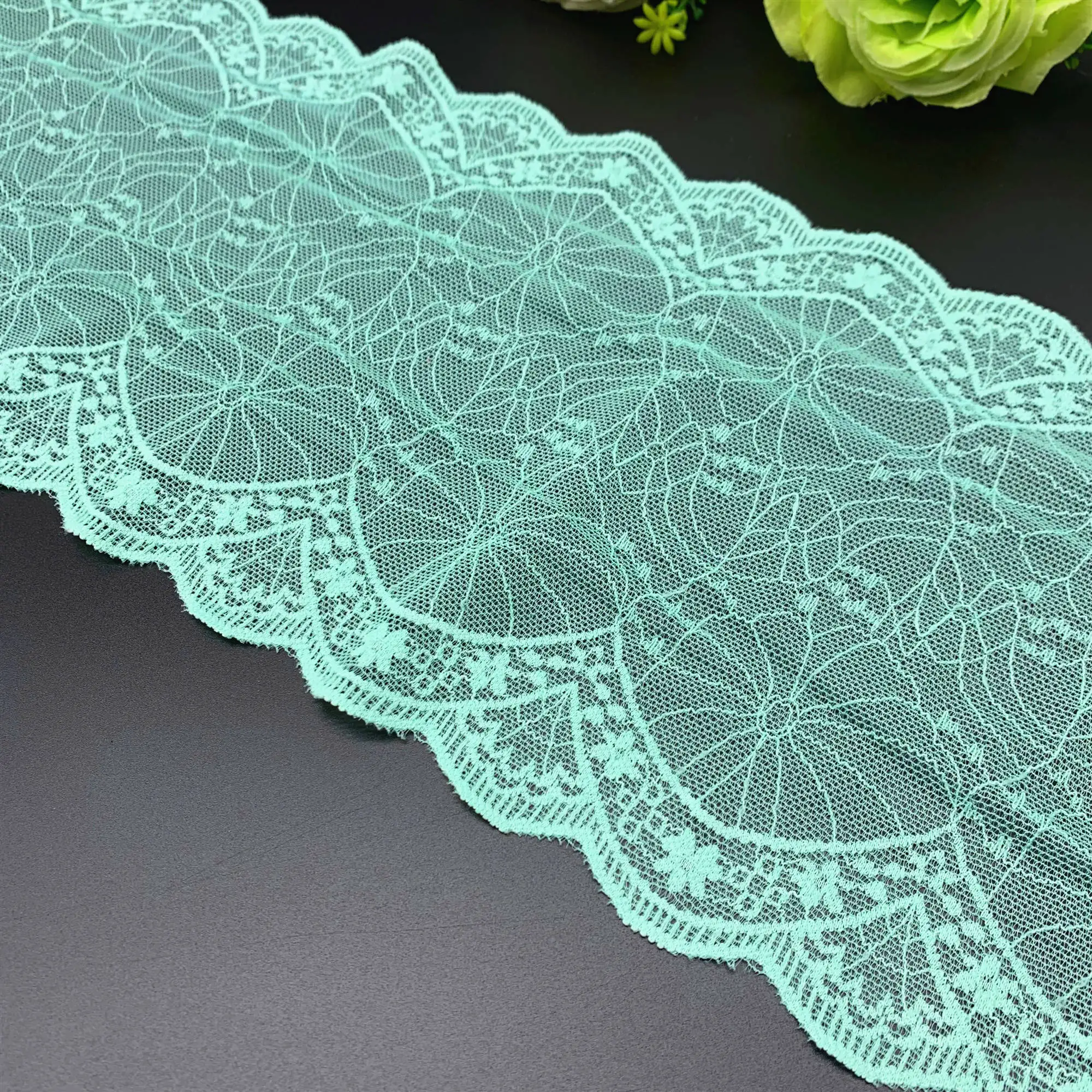 3y/lot 18.50cm Elastic Lace Trim 3