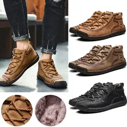 Зимние ботинки; Теплая обувь; мужские Нескользящие высокие кроссовки; дышащие зимние уличные кроссовки; zapatillas hombre K-BEST