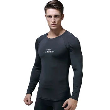 

FJ250B-Workout fitness men Short sleeve t shirt men thermal muscle bodybuilding wear compression Elastic Slim exercise clothing