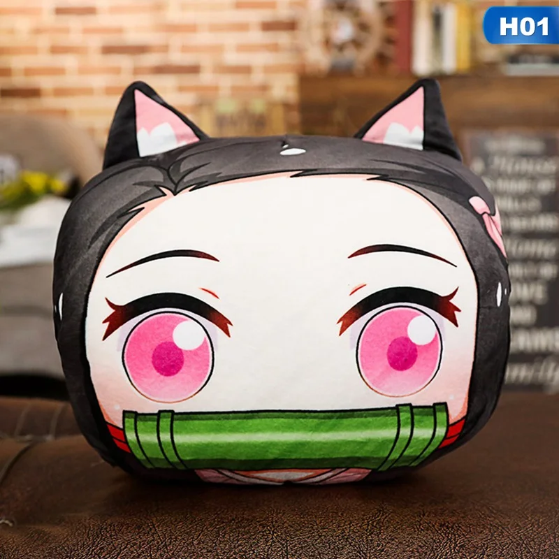 Аниме демон убийца Kimetsu No Yaiba Kamado Nezuko Косплей Кукла Подушка игрушка подарок домашний декоративный