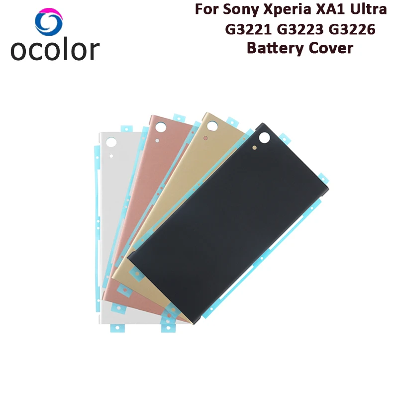

ocolor For Sony Xperia XA1 Ultra G3221 G3223 G3226 Battery Cover Protective Back Cover For Sony Xperia XA1 Ultra Bateria Case