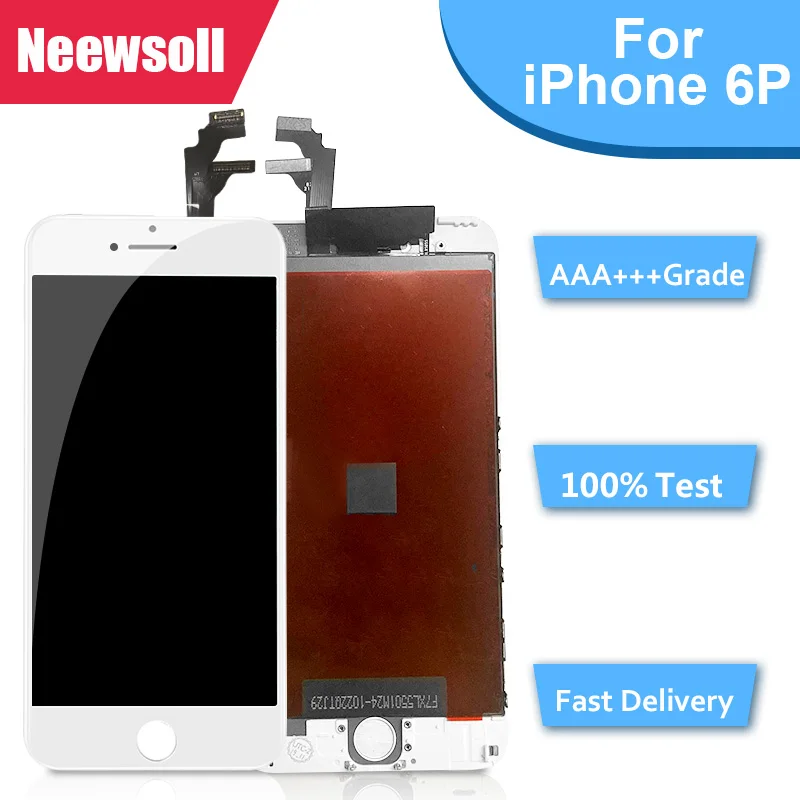 AAA + новая Замена для iPhone 6 Plus кодирующий преобразователь сенсорного экрана в