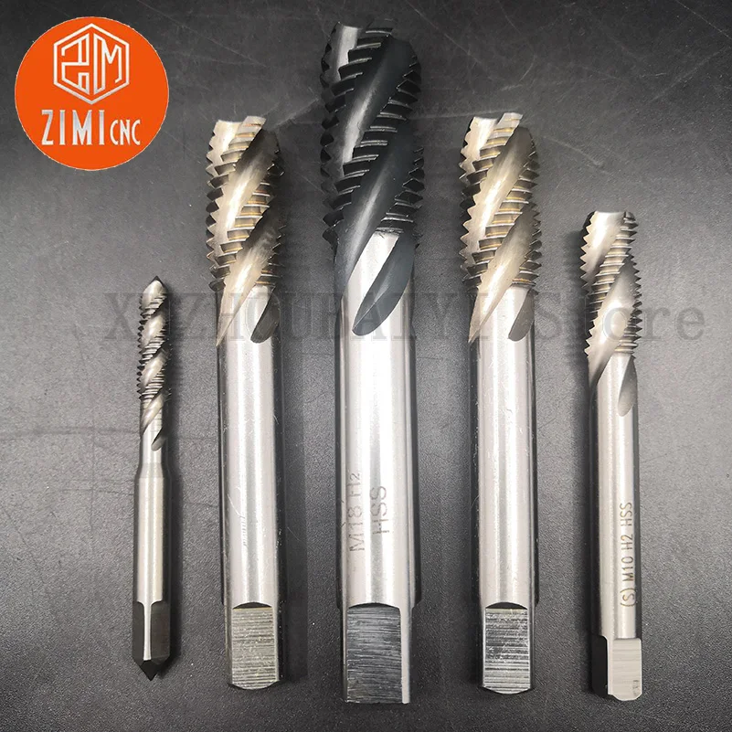 

M18 M18*1.5 M18*1 M20 M20*1.5 M20*1 threading tool screw tap drill Wire tapping machine for blind hole machine Spiral groove