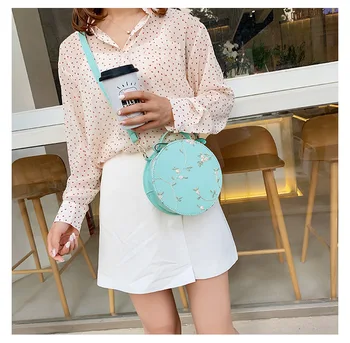 

Canvas Ladies Cloth Shoulder Bag Japan Style Cartoon Printing Zipper Crossbody Bags for Women Women Messenger Bags Purses