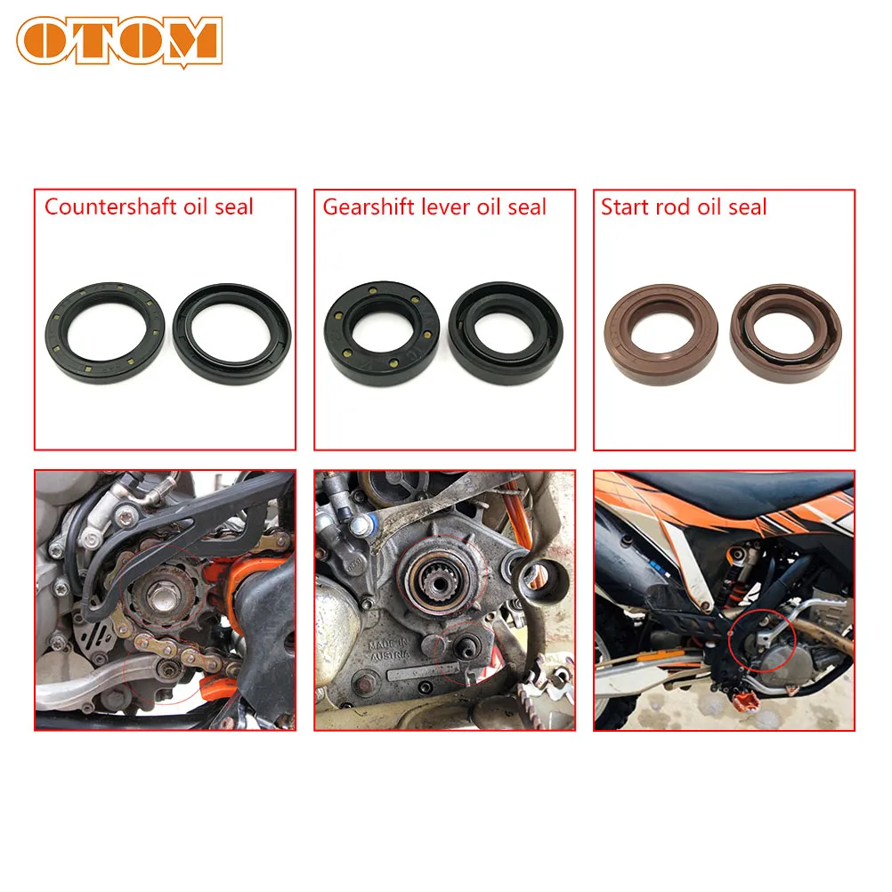 Counter Shaft Bushing Seal for KTM 400 EXCG Racing 2006 Automotive