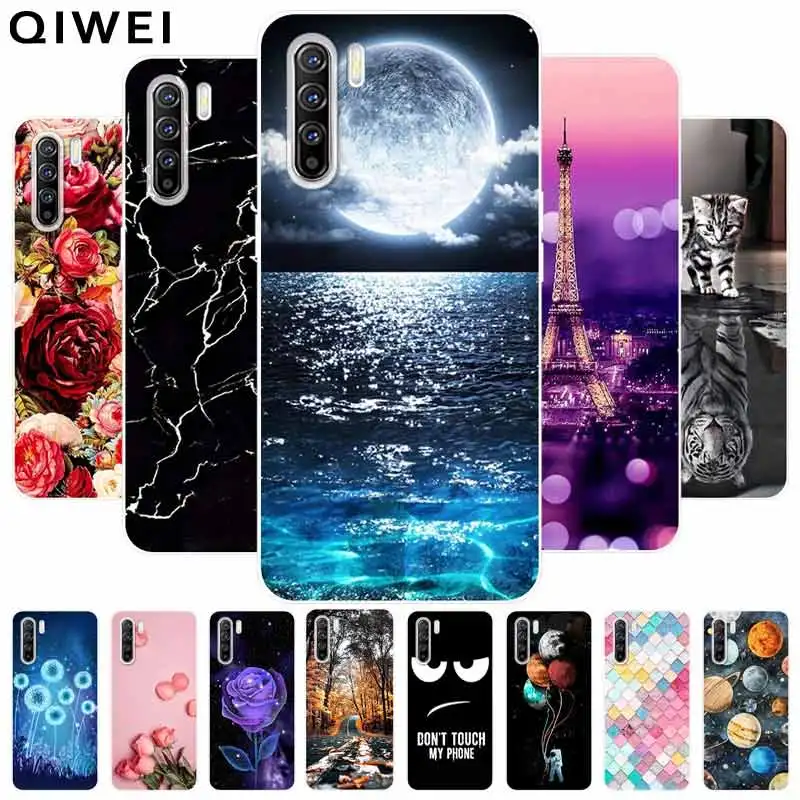 Мягкий чехол из ТПУ для OPPO Find X2 Neo с мультяшными животными силиконовая задняя
