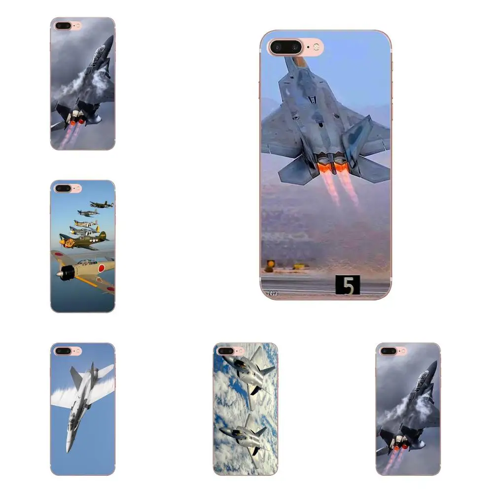 

For Xiaomi Redmi Mi 4 7A 9T K20 CC9 CC9e Note 7 9 Y3 SE Pro Prime Go Play Coque Shell Phone Case Aircraft Fighter Planes