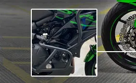 Мотоцикл черный Crash Bars защита двигателя Рамка Бампер протектор для Kawasaki Versys 650 Versys-650