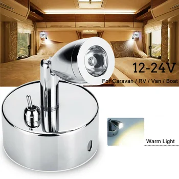 

Warm white Car Reading Lights Replacement 12V-24V Camper Caravan Mount