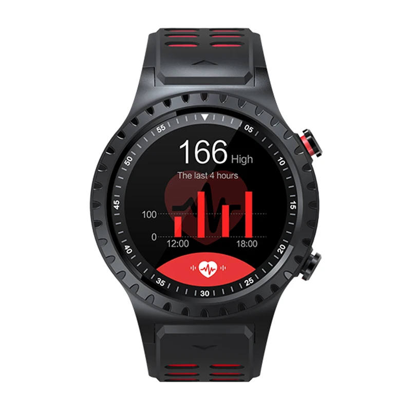Red Northedge gps Смарт часы Бег Спорт gps телефон с часами Bluetooth Вызов смартфон водонепроницаемый сердечного ритма компас Высота часы - Цвет: Red
