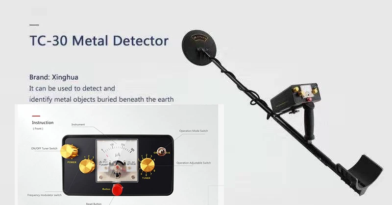 

TC-30 Professional Underground Metal Detector Gold Detector Treasure Hunter Pinpointer Metal Detector Wiring Detector