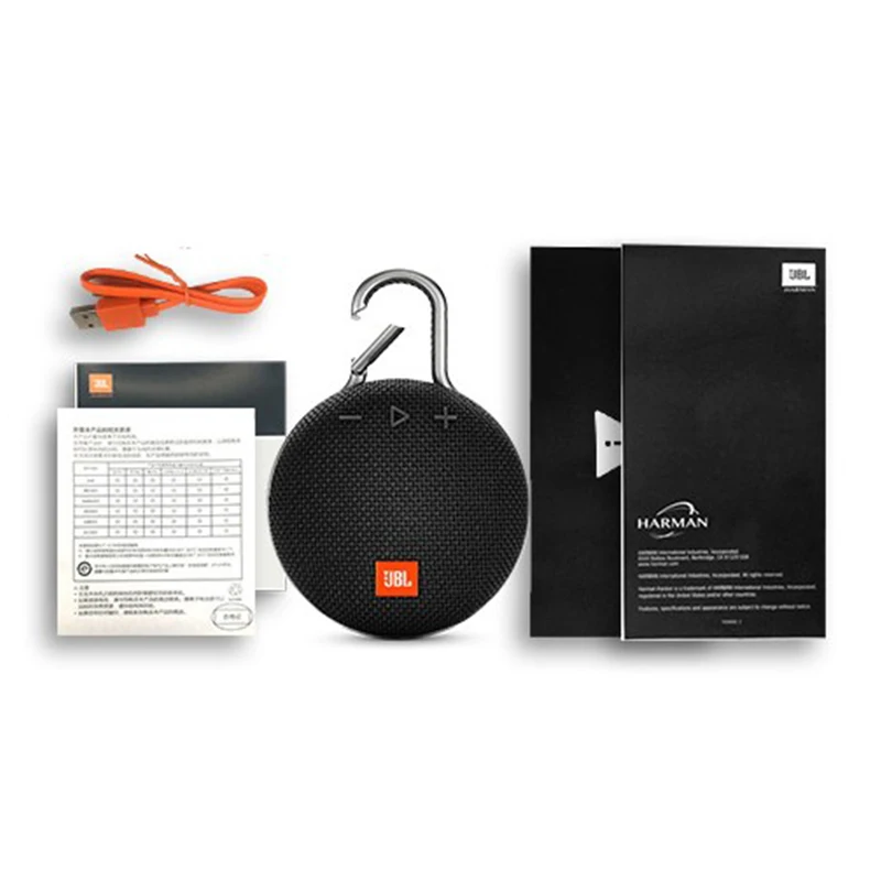 Портативный динамик JBL Clip 3 оригинальный беспроводной Bluetooth IPX7 водонепроницаемый