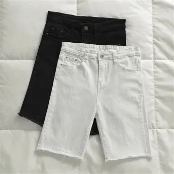 black skinny shorts womens