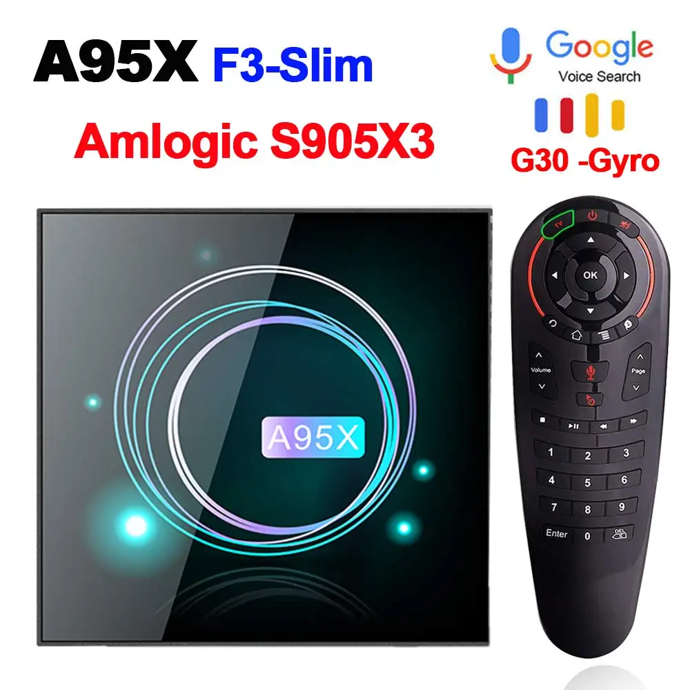 ТВ Приставка Smart TV A95XF3 Android 9 0 Amlogic S905X3 4 Гб 32 ГБ 64 8K HD 2 4/5 0G Wi Fi медиа проигрыватель
