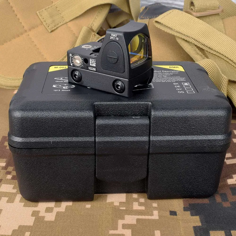 RMR Red Dot Sight Scope Collimator Glock Reflex Sight Scope Fit 20mm Weaver Rail For Airsoft Hunting Holographic Sight