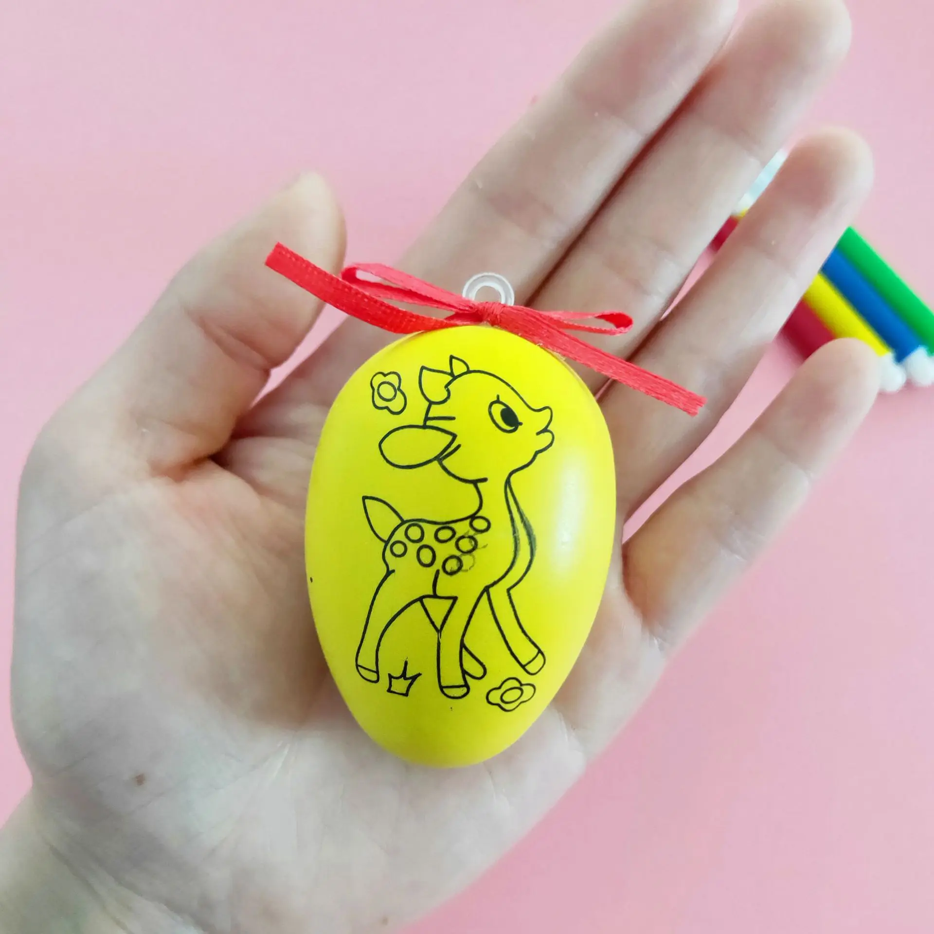 Креативные DIY Окрашенные яйца Детские Мультяшные развивающие ручной работы яйцо оболочки Детские ручные Обучающие игрушки подарок для студентов