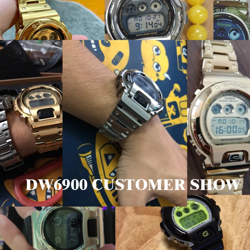 Ремешки для наручных часов DW6900 Ремешки для наручных часов браслет подходит для часов из нержавеющей стали