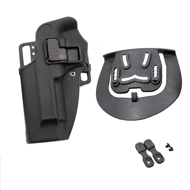 Black Holster Тактическая Экипировка Beretta M9 92 96 кобура для оружия левая рука поясная кобура чехол для военного оружия пояс кобура для страйкбола охотничье оборудование - Цвет: Black Holster
