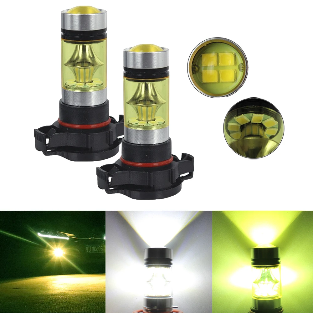 2 шт. Автомобильные светодиодные противотуманные фасветильник H16 led 5202 2835 s 20SMD