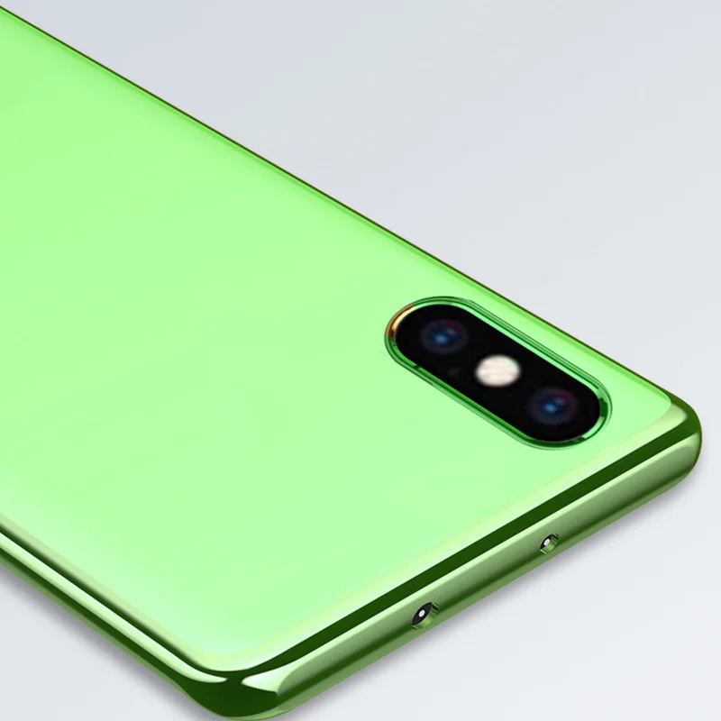 Для IPhone Xs Max чехол для телефона металлический Coque приятная на ощупь; модные для IPhone6/7/8 plus/XR ТПУ противоударный чехол для мобильного телефона