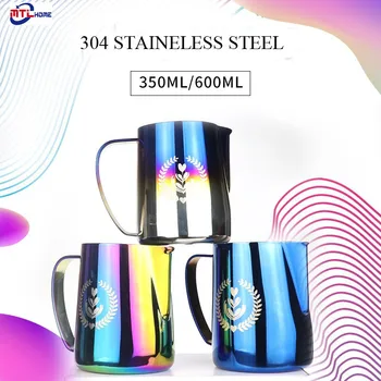 

304 Stainless Steel Milk Frothing Pitcher Espresso Coffee Barista Latte Cappuccino Milk Cream Frother Cup Pitcher Jug Maker
