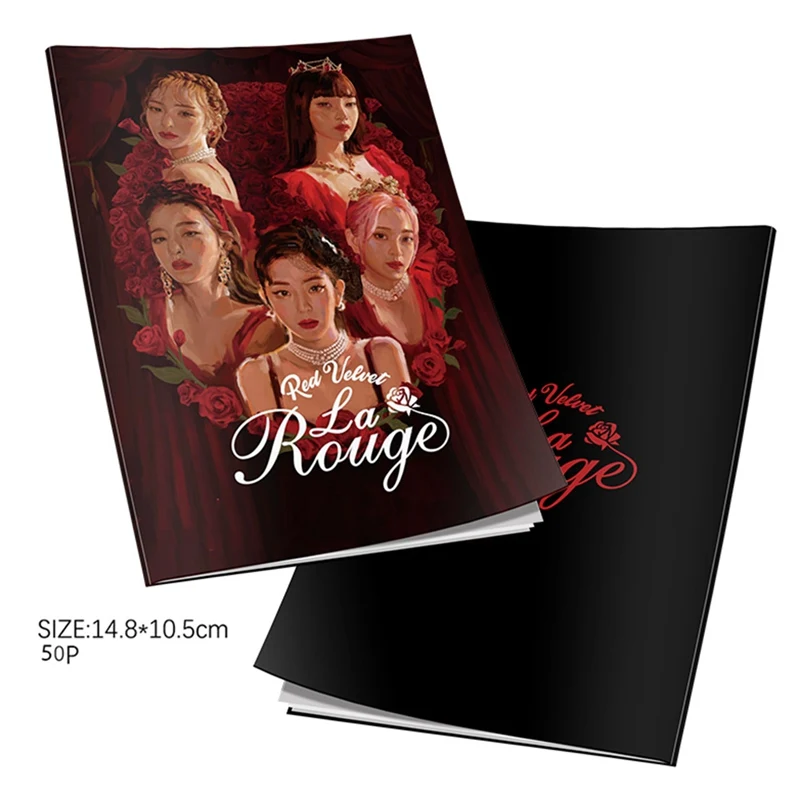 27 страниц 14,8*10,5 см KPOP красный бархат девушки RBB RV альбом HD фото карты ПВХ карты самодельный ЛОМО фотоальбом Фотокарта