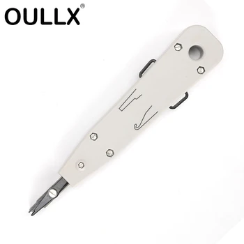 OULLX Wire Stripping Strippe RJ11 RJ45 Telecom Phone Wire Cable Punch Down Network Tool Kit crimping tool Krone Lsa-plus KD-1 1