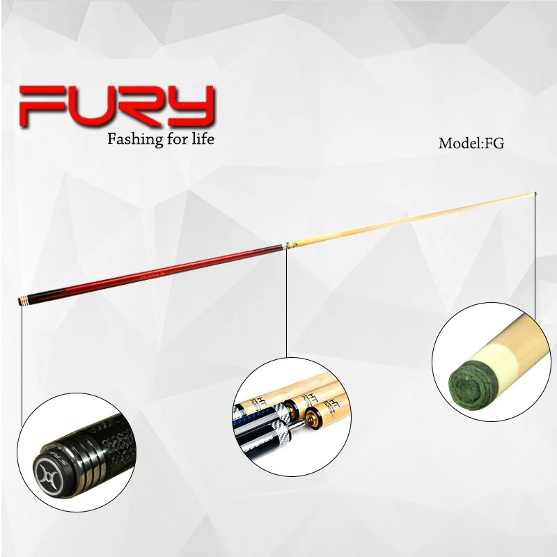 Fury Billard Queue FG Series FUFG01 Carbon Faser Technologie W 