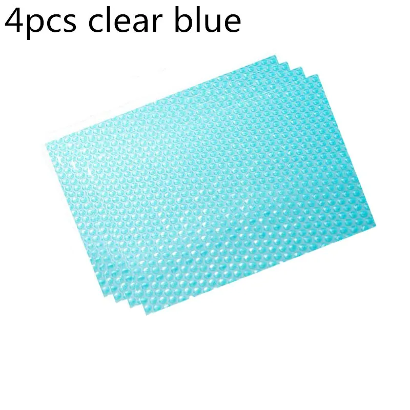 1 шт./4 шт. коврик для холодильника противообрастающий плесень влажный задний коврик для холодильника водонепроницаемый силиконовый коврик без запаха - Цвет: 4pcs 45X29cm blue 2