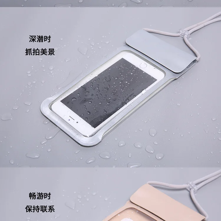 IPhone7/5S/6 Plus водонепроницаемый чехол для телефона большие Экран сумка для мобильного телефона PVC Водонепроницаемый мешок открытый Водонепроницаемый Чехол для мобильного телефона