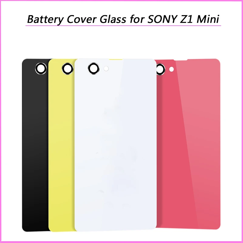 Задняя крышка батарейного отсека стекло для Sony Xperia Z1 Compact z1 Mini D5503 M51W задняя панель