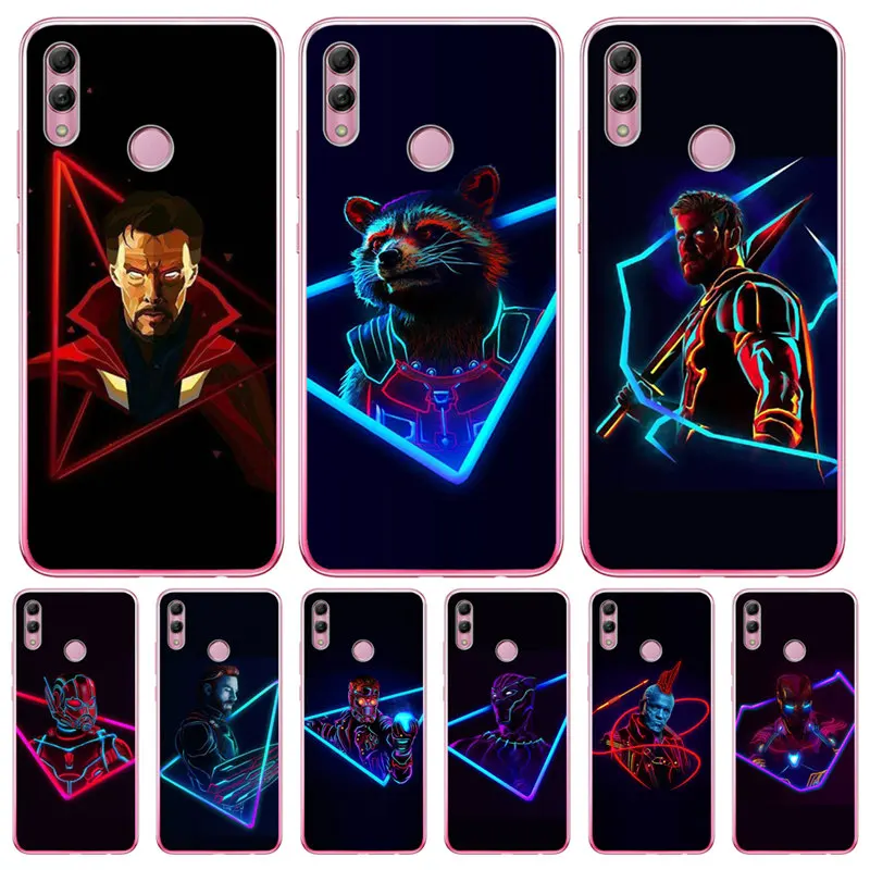 

Luxury Marvel For Huawei Honor 10 9 8 8X 8C 7A 7C 7X 7 6X 6A Lite Cover Case Silicone Funda Coque Capinha Etui Iron Man Thor