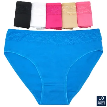 

1-10 pcs/lot wholesale SexyPrint Briefs Sexy Lace Ladies Female Underwear Lingerie Low Waist Lady Short pants Print 89163