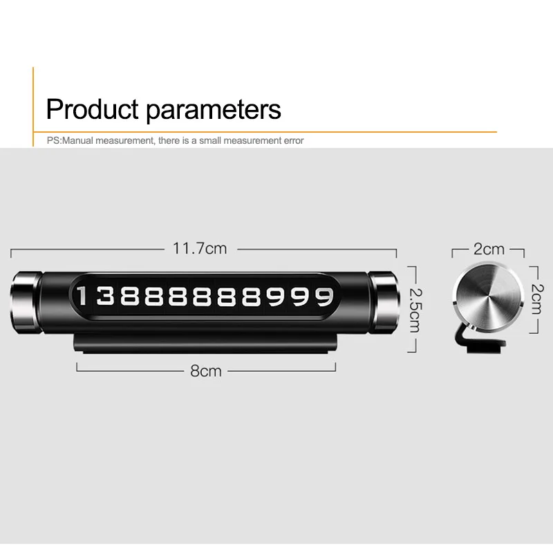 Автомобильная Временная парковочная карта номер телефона пластина для Volkswagen vw 07 EOS 2,0 TF Phaeton 6,0 EOS 2,0 FS Touareg PTouareg Touran