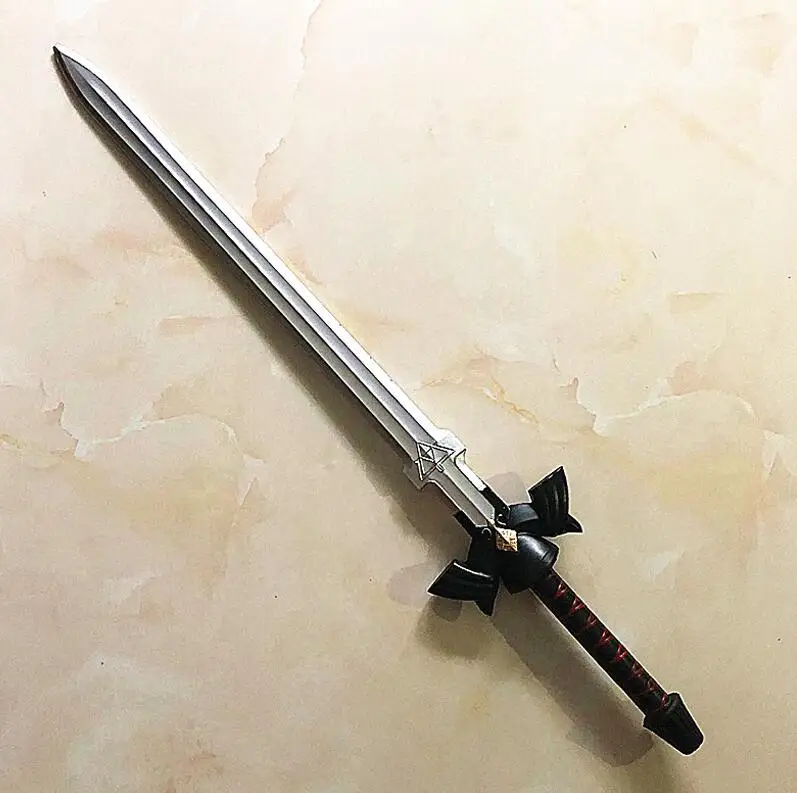 

80cm 1:1 Sword Black Ver. skysword Cosplay PU Sword Cos Prop Halloween Link Weapon Role Play Action Figure Safe Toy