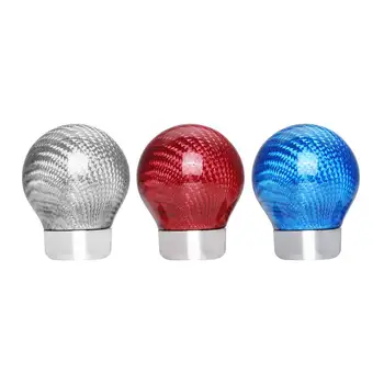 

Universal Gear Shift Knob With 8MM 10MM 11MM 12MM Adapters For VW for MAZDA for Ford for FIAT Red Silver Blue Gear Shift Knob