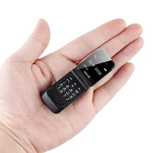 LONG-CZ-Mini teléfono móvil J9 de 0,66 pulgadas con tapa, inalámbrico, Bluetooth, marcador, FM, Voz Mágica, auriculares manos libres para niños