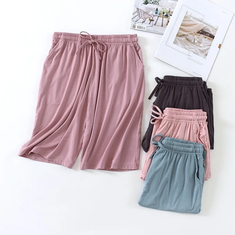 Modal Ladies Pajamas Pants Summer Nightwear Nighty Trousers Sleepwear Pyjama Bottoms Women Lounge Pant Plus Size M-XXL_ecoleips.com