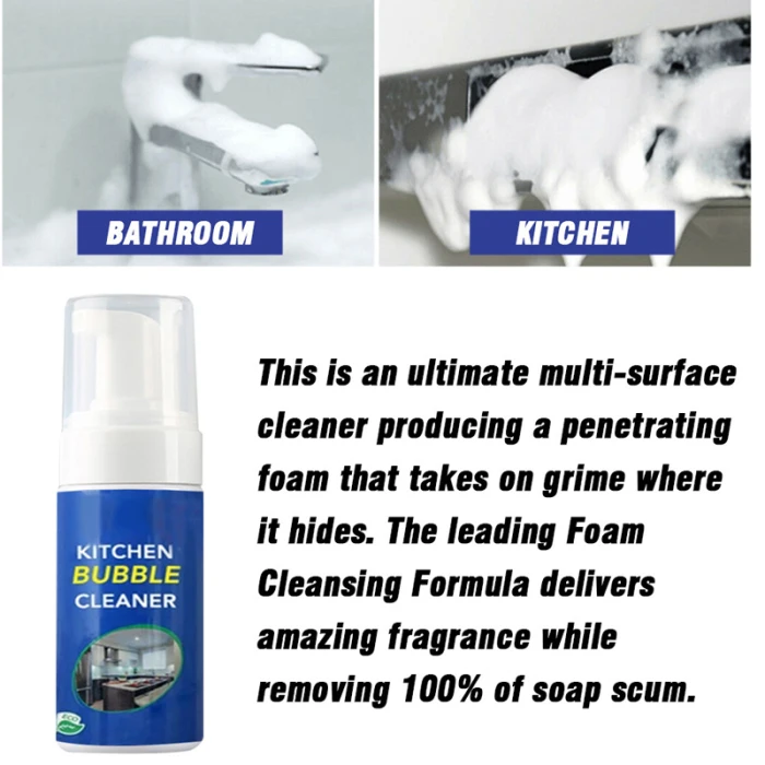 Newest Foam Cleaner Multi-Purpose Cleansing Bubble Washing Cleaning Quick Foaming Toilet for Home Kitchen Bathroom